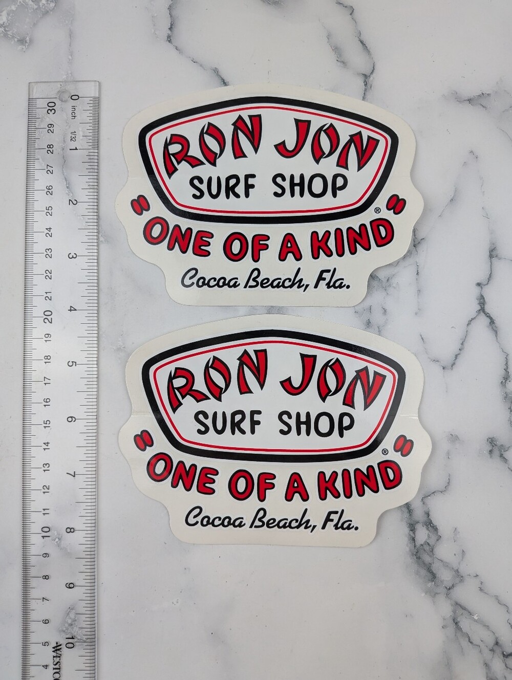 2 Ron Jon Surf Shop Stickers One Of A Kind Cocoa Beach, Florida - Picture 2 of 6